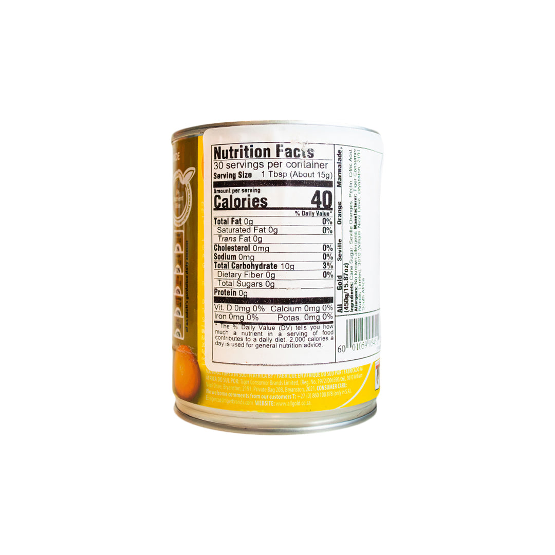 All Gold Seville Orange Marmalade 450g