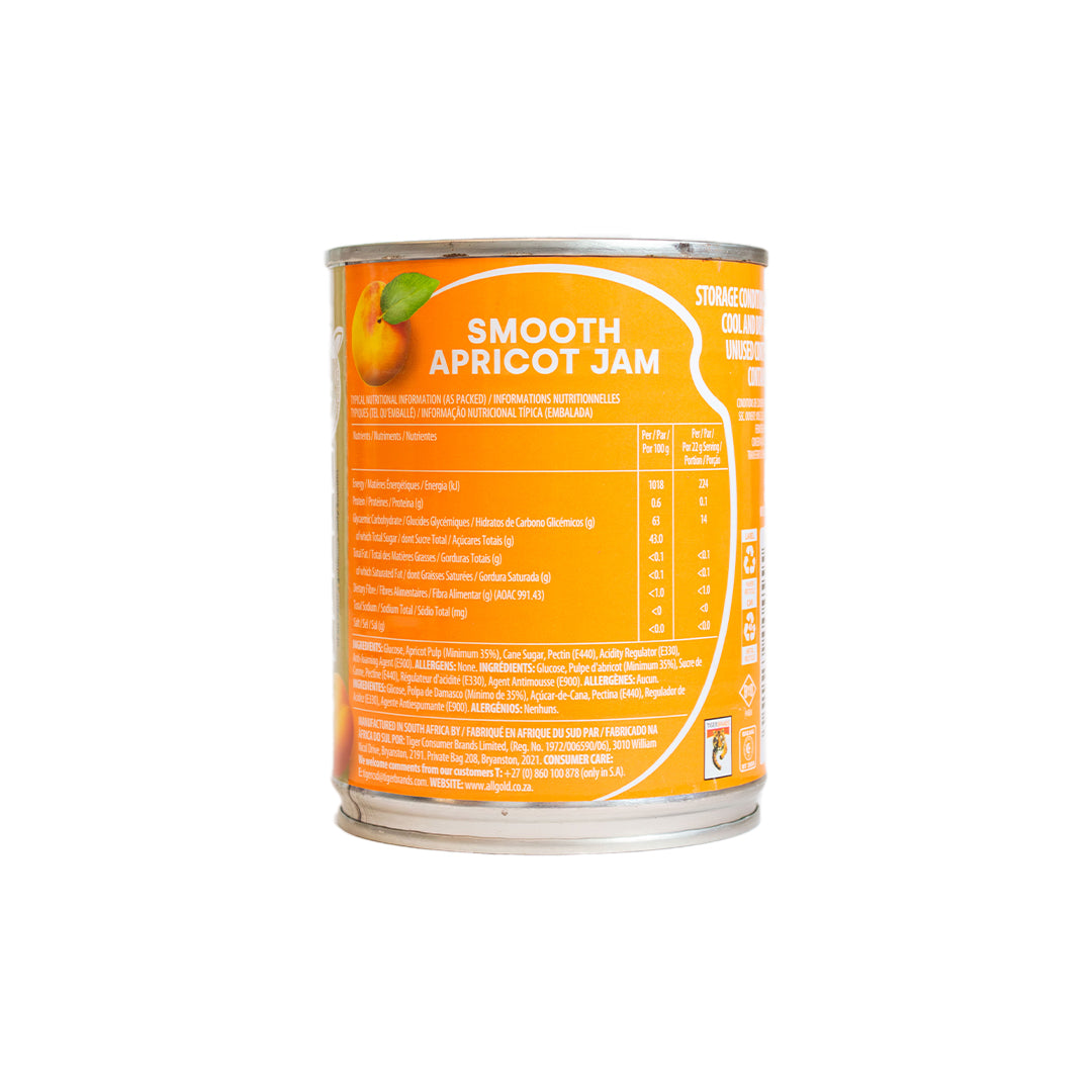 All Gold Smooth Apricot Jam 450g