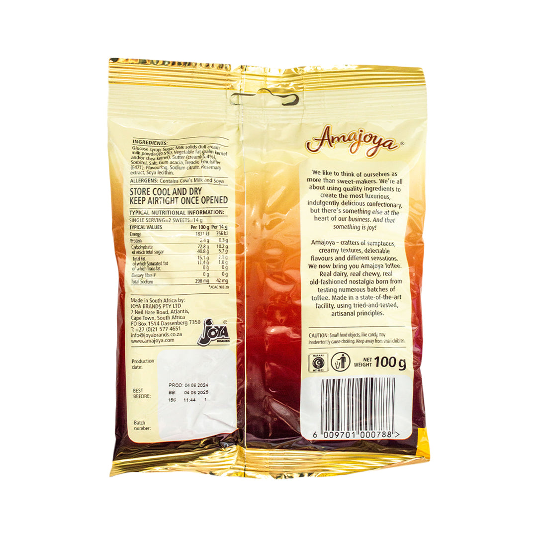 Amajoya Creamy Toffee Original 100g