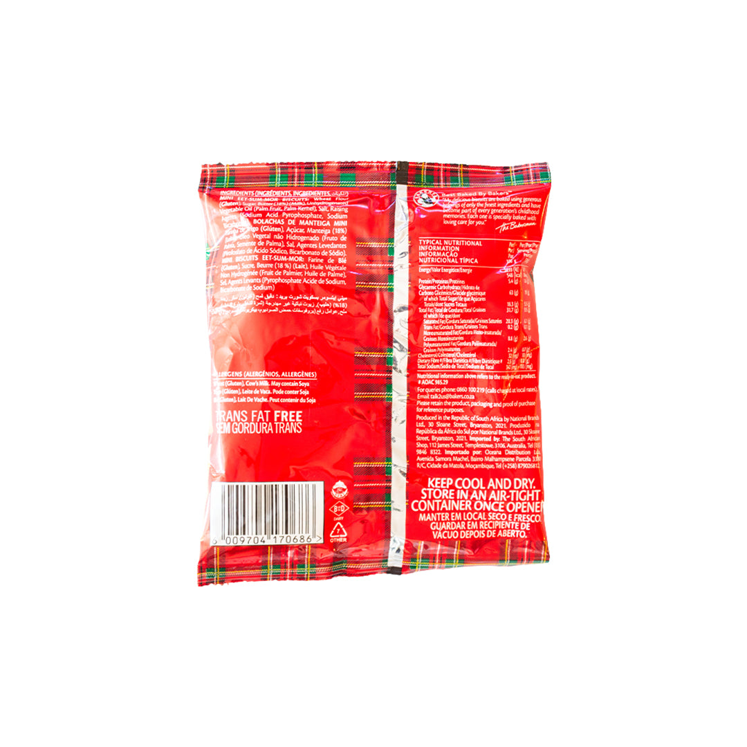Bakers Eet-Sum-Mor Mini Shortbread Biscuits 40g
