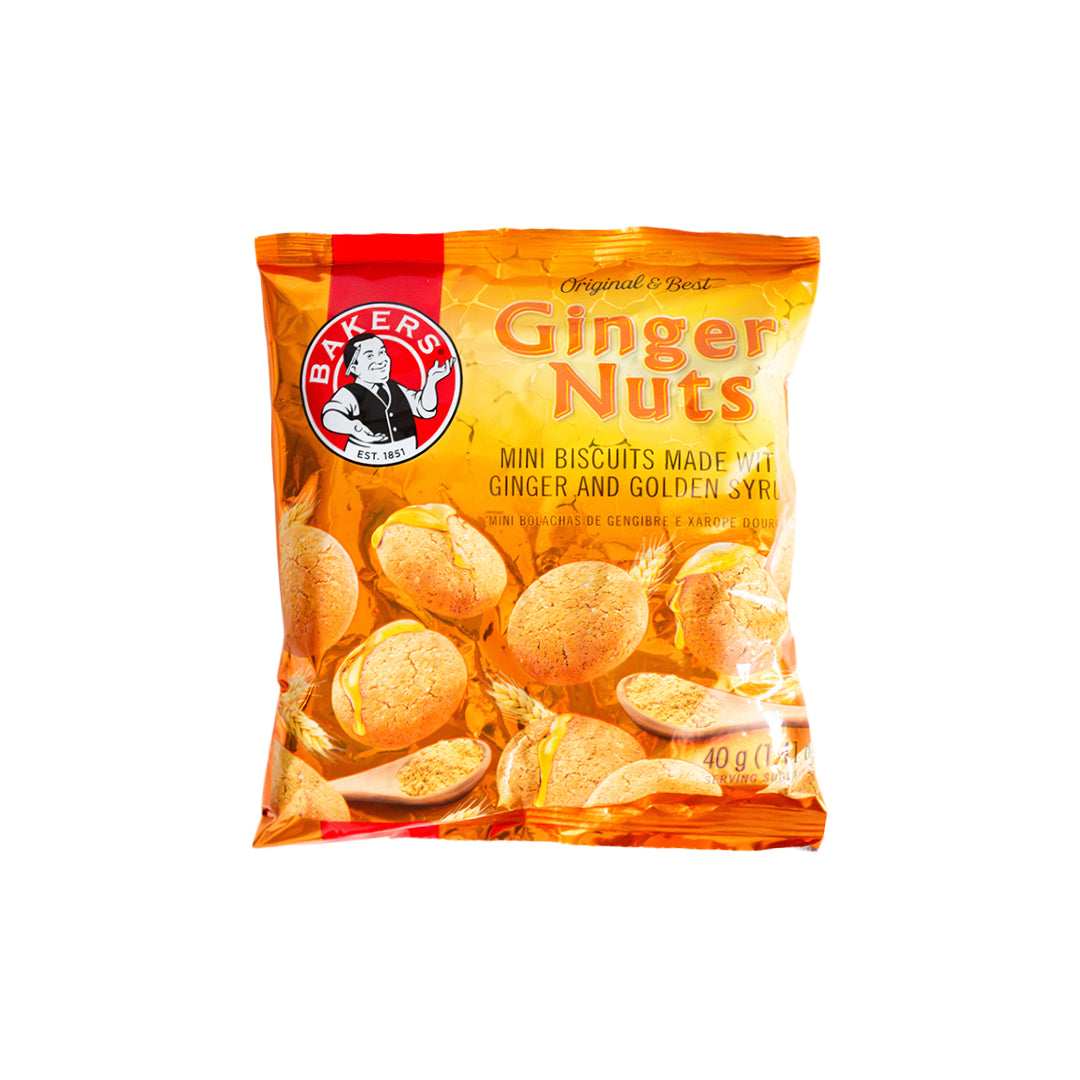 Bakers Mini Ginger Nuts Biscuits 40g