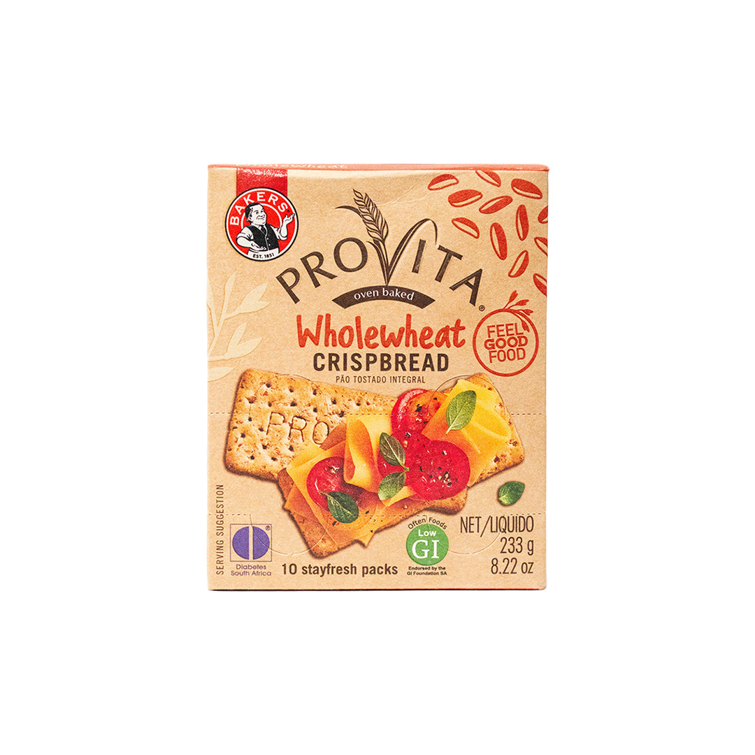 Bakers Provita Wholewheat Crispbread 233g