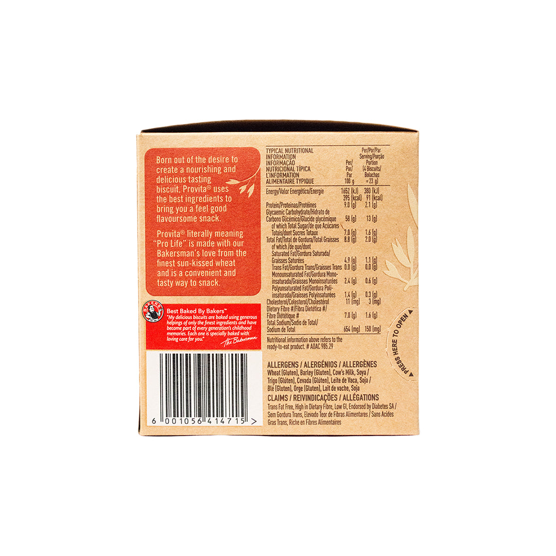 Bakers Provita Wholewheat Crispbread 233g