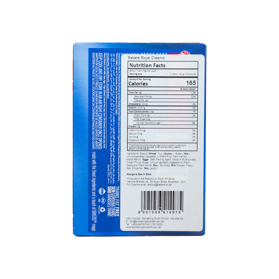 Bakers Royal Creams Shortbread Biscuits 280g