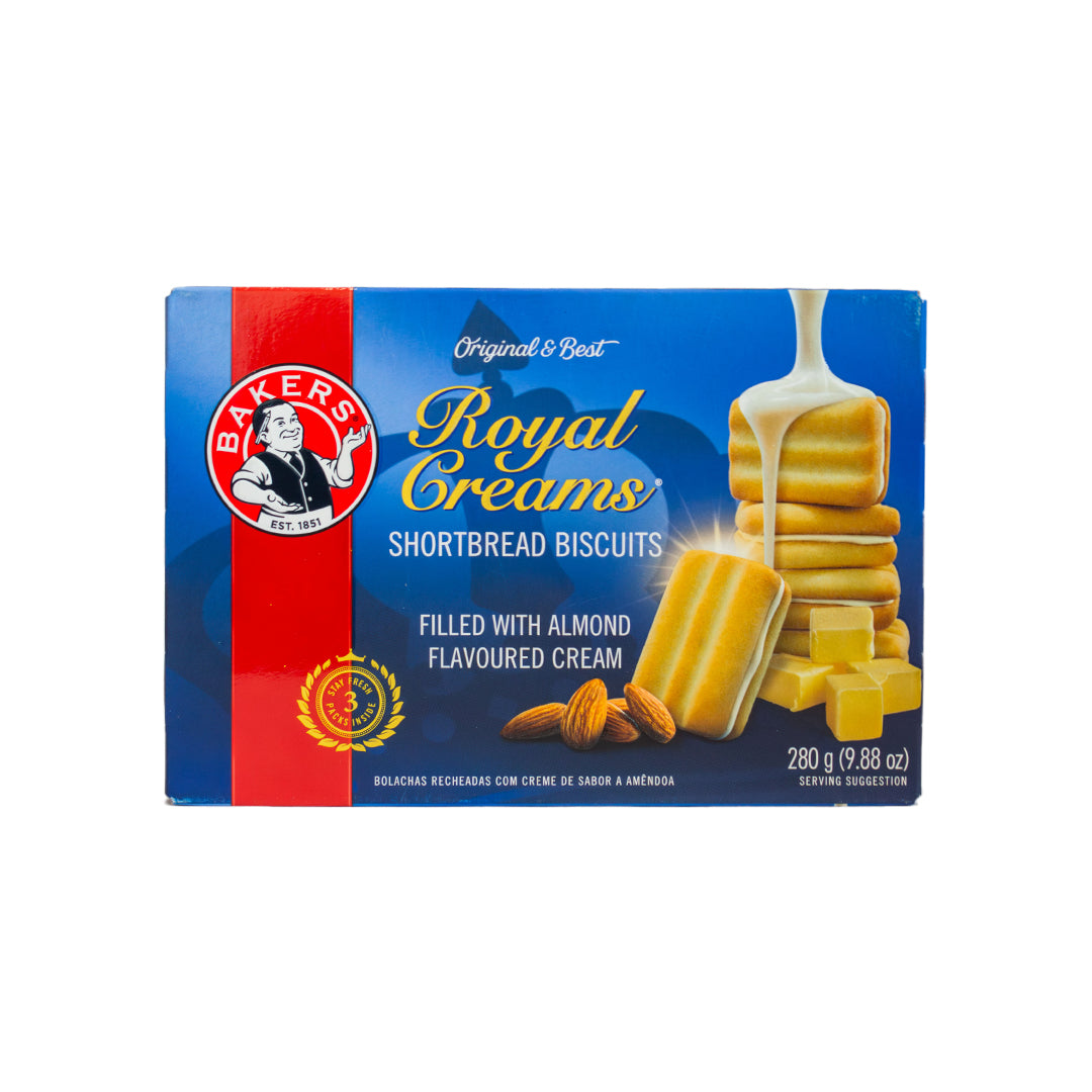 Bakers Royal Creams Shortbread Biscuits 280g