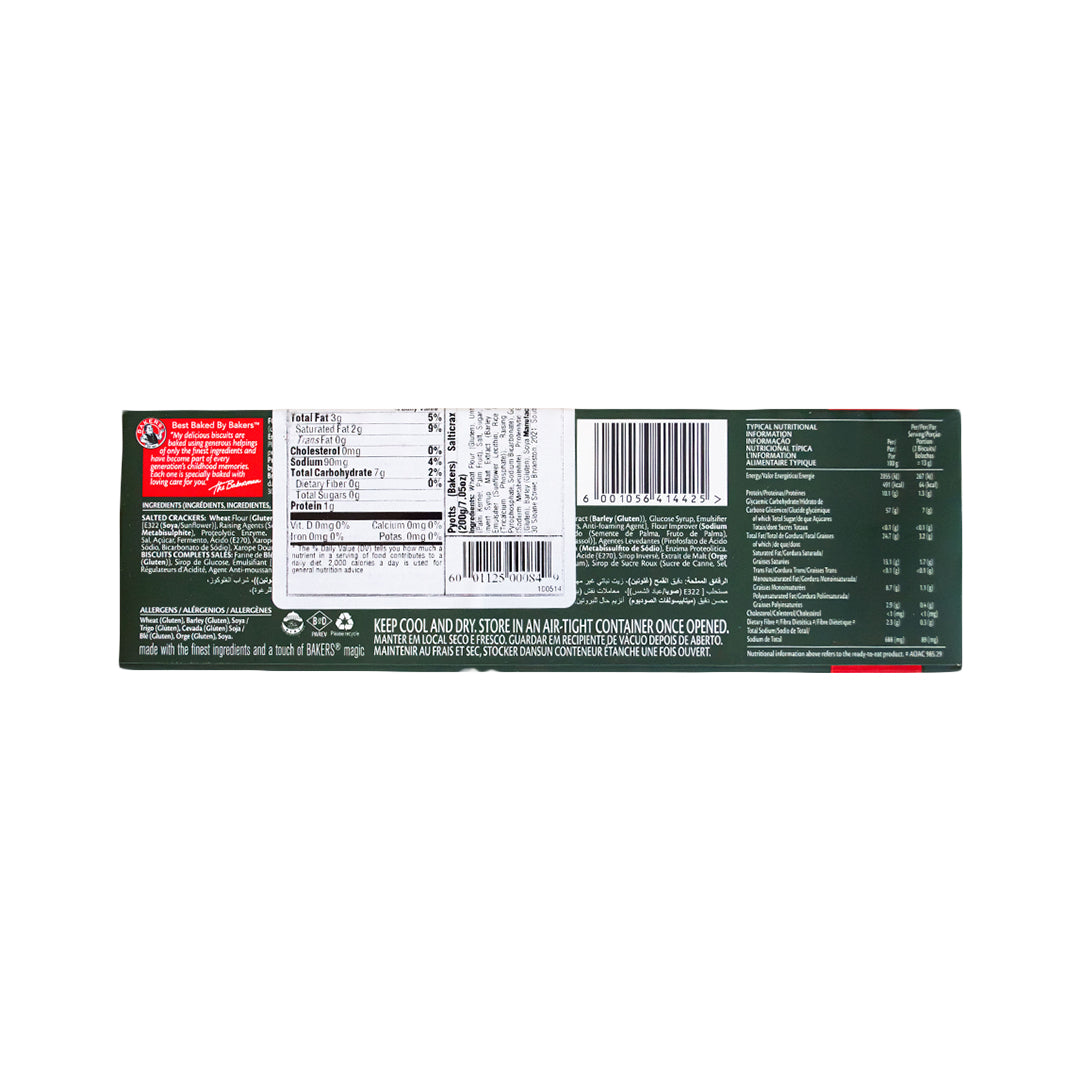 Bakers Salticrax Salted Crackers 200g
