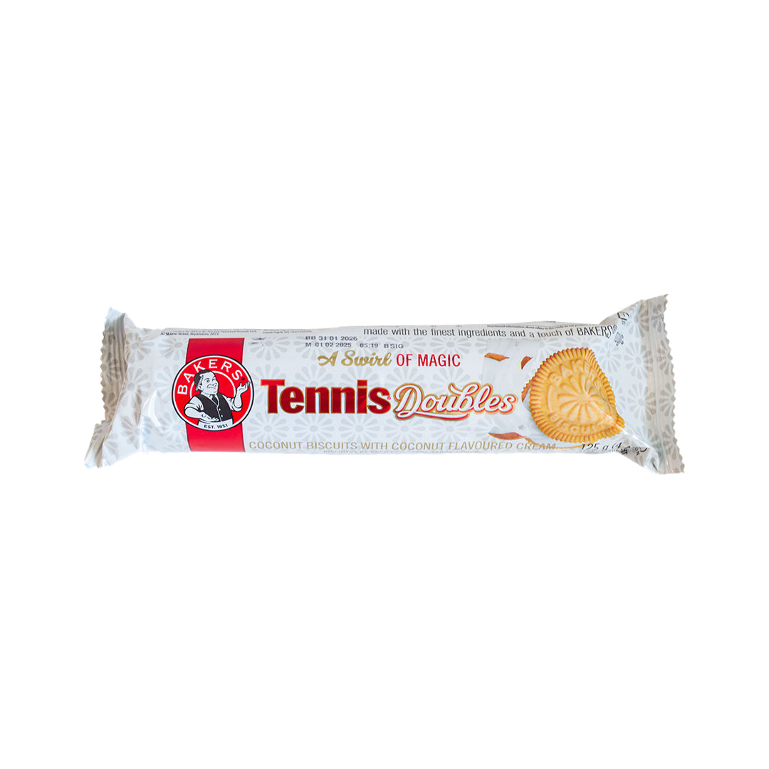 Bakers Tennis Doubles Coconut Biscuits 125g