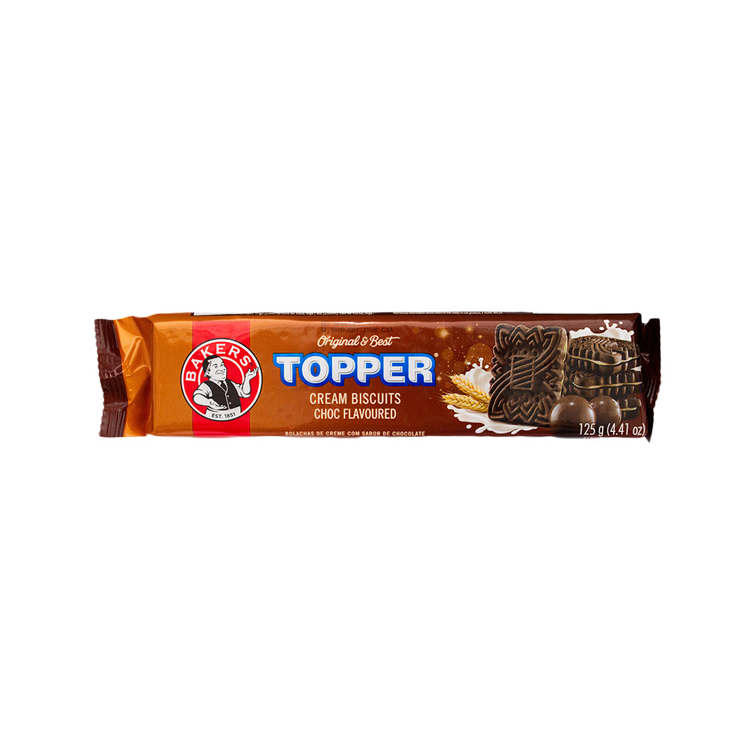 Bakers Topper Cream Biscuits Choc Flavoured 125g