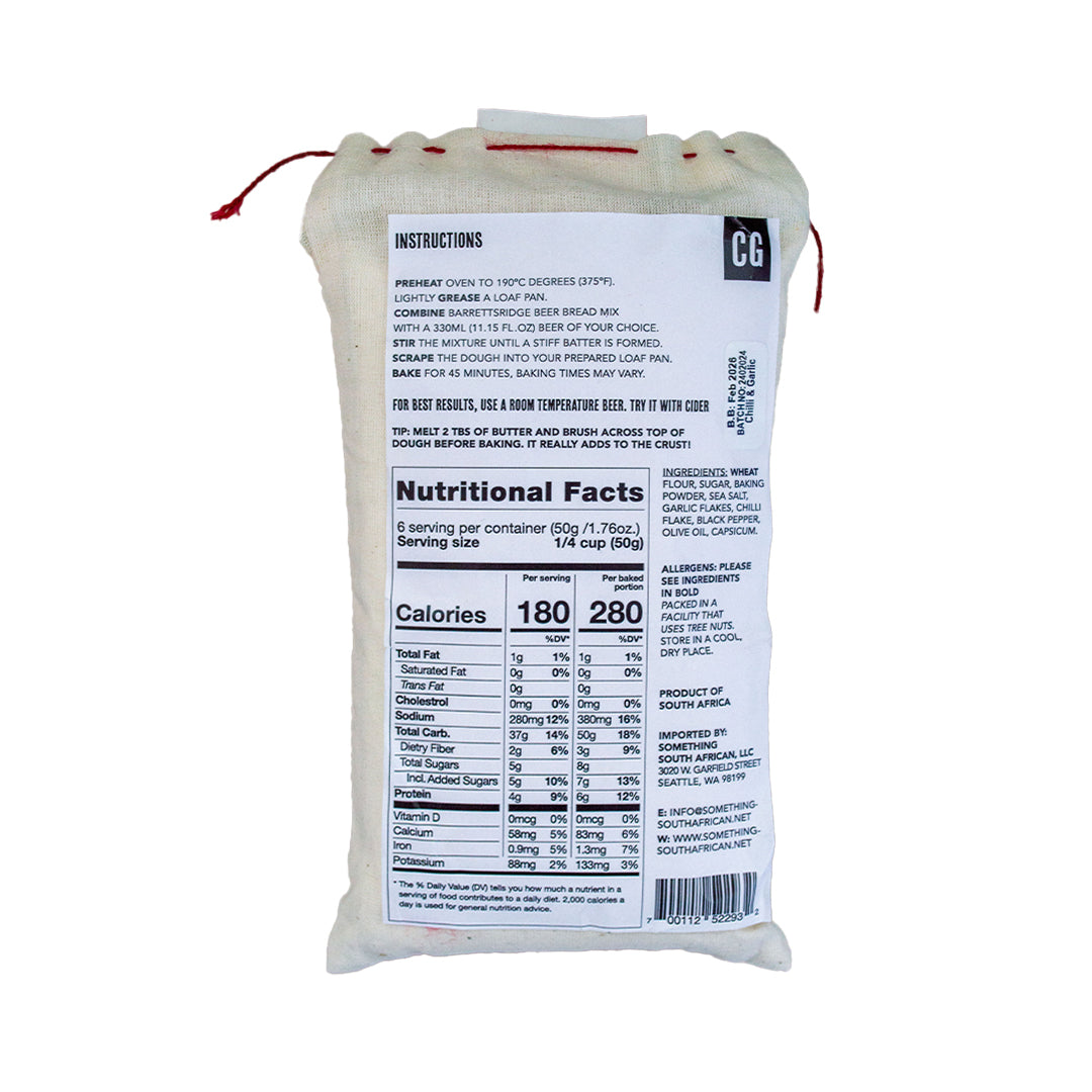 Barrettsridge Chilli & Garlic Beer Bread Mix 450g