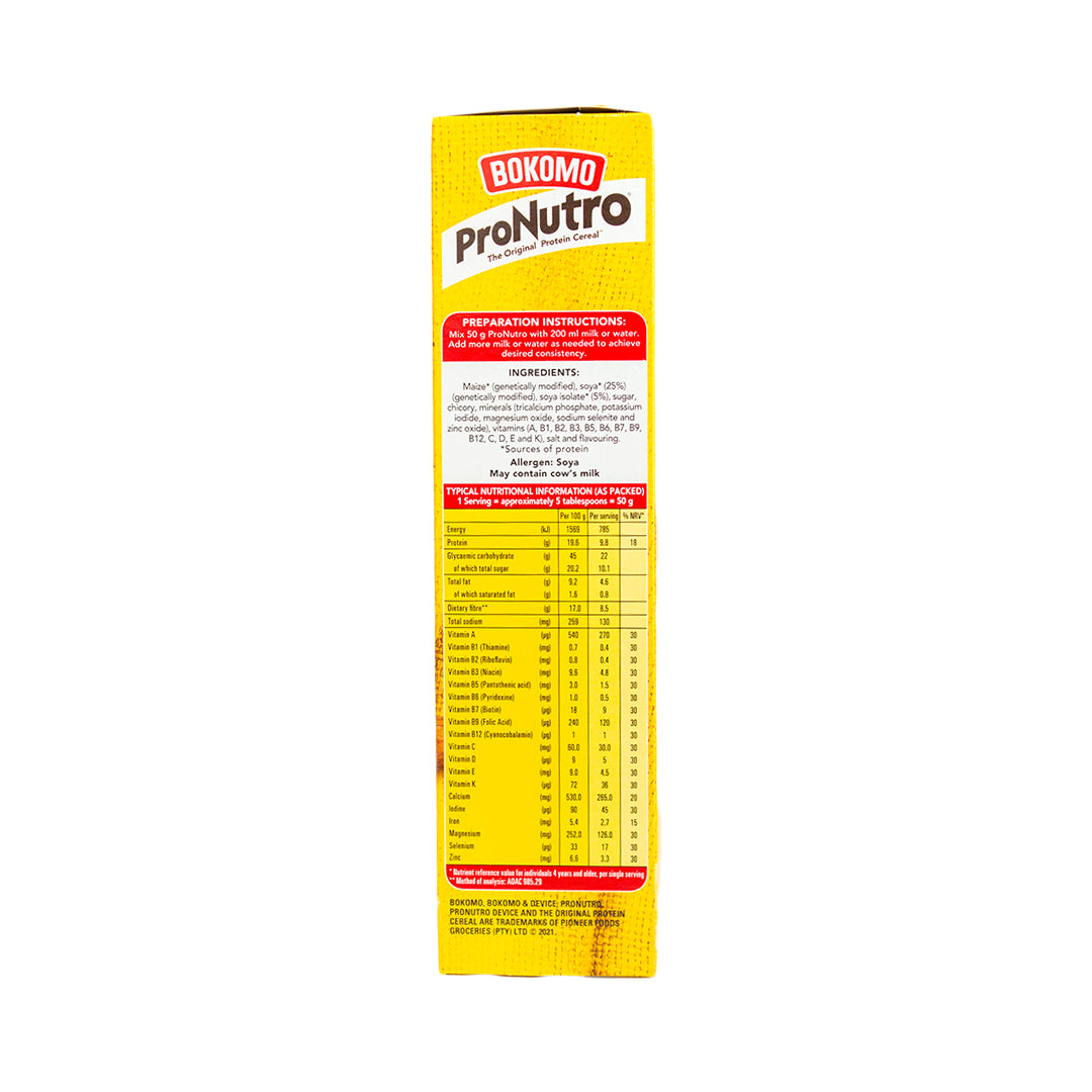 Bokomo ProNutro Banana Protein Cereal 500g