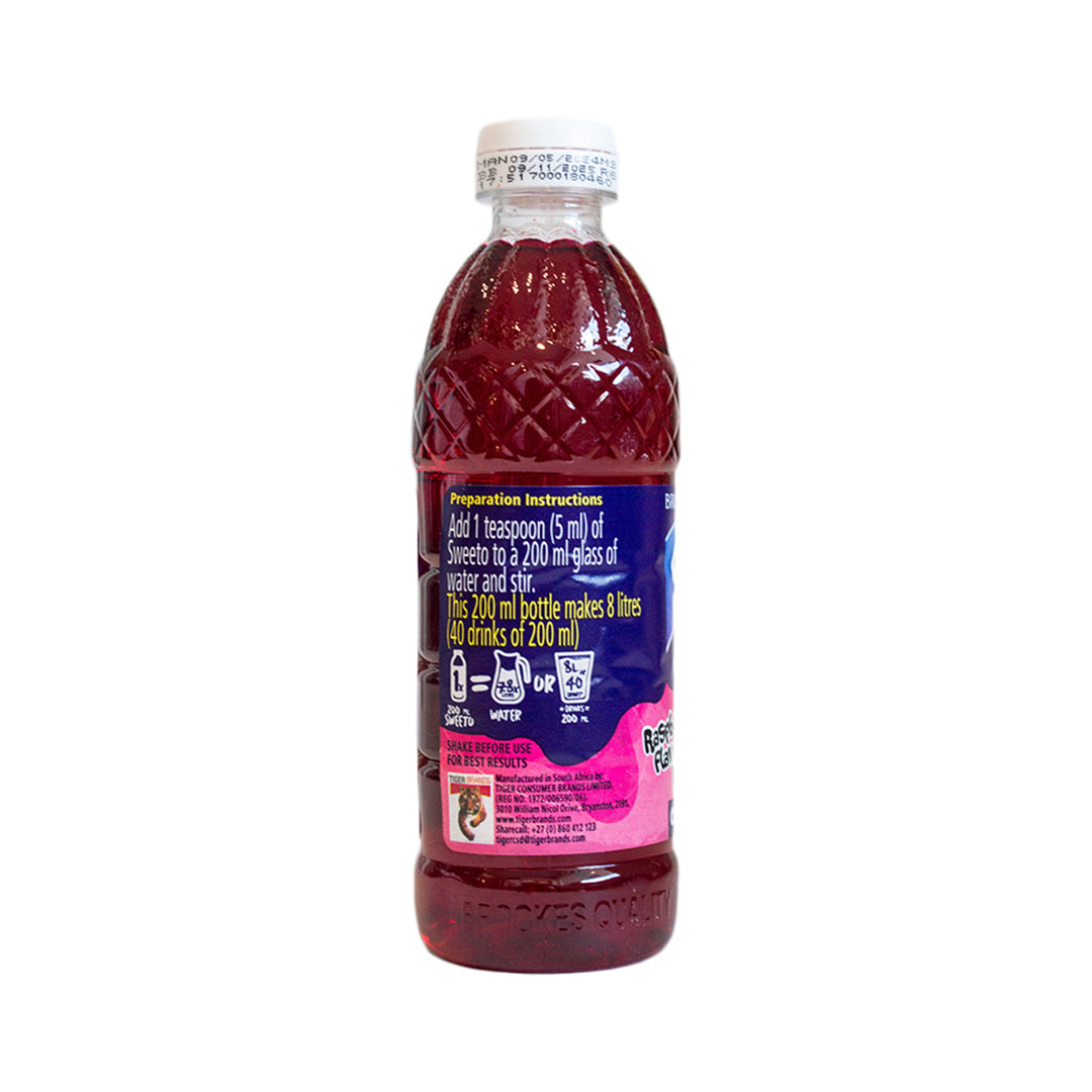Brookes Sweeto Raspberry Flavoured Drink 100ml