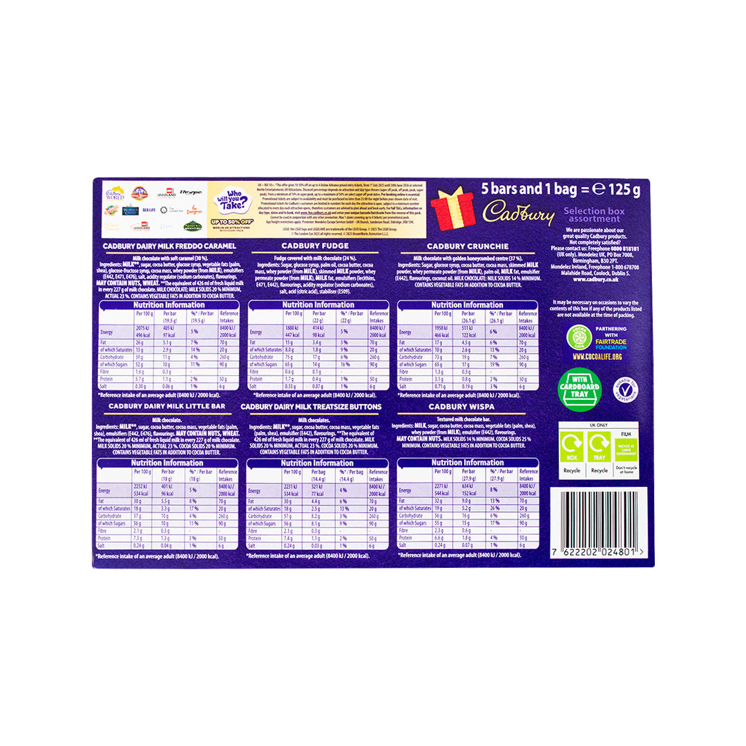 Cadbury Christmas Selection Box 125g