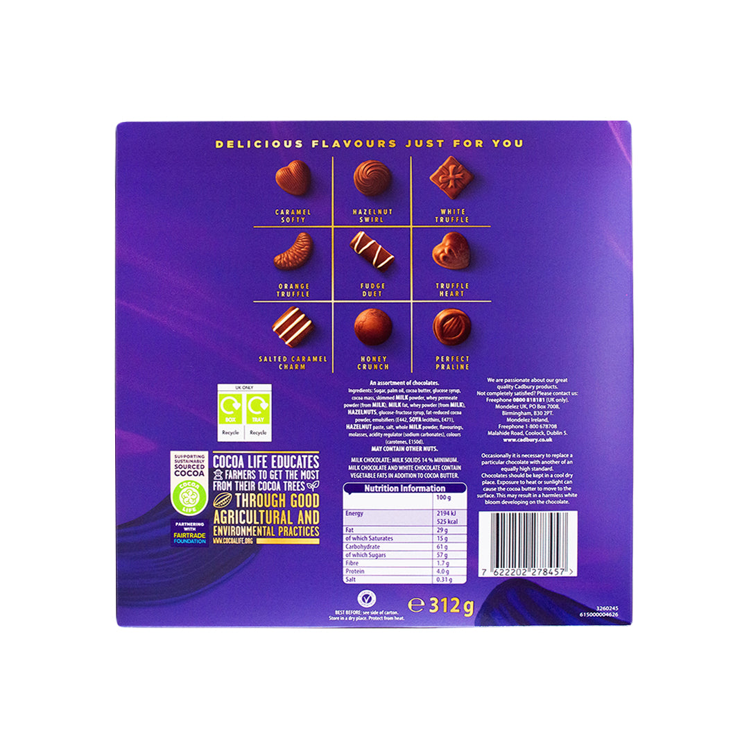 Cadbury Milk Tray Chocolates 312g