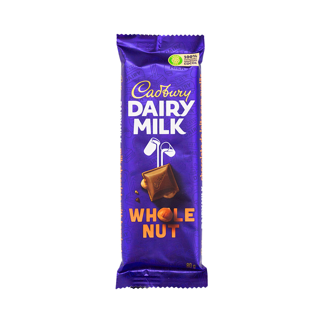 Cadbury Whole Nut Chocolate 80g