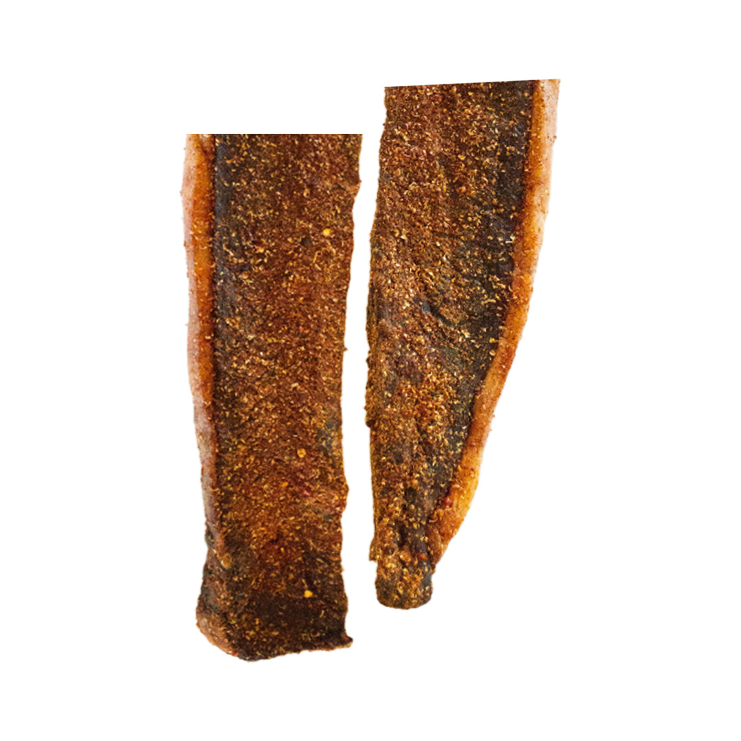 Whole slab of spicy South African chili biltong