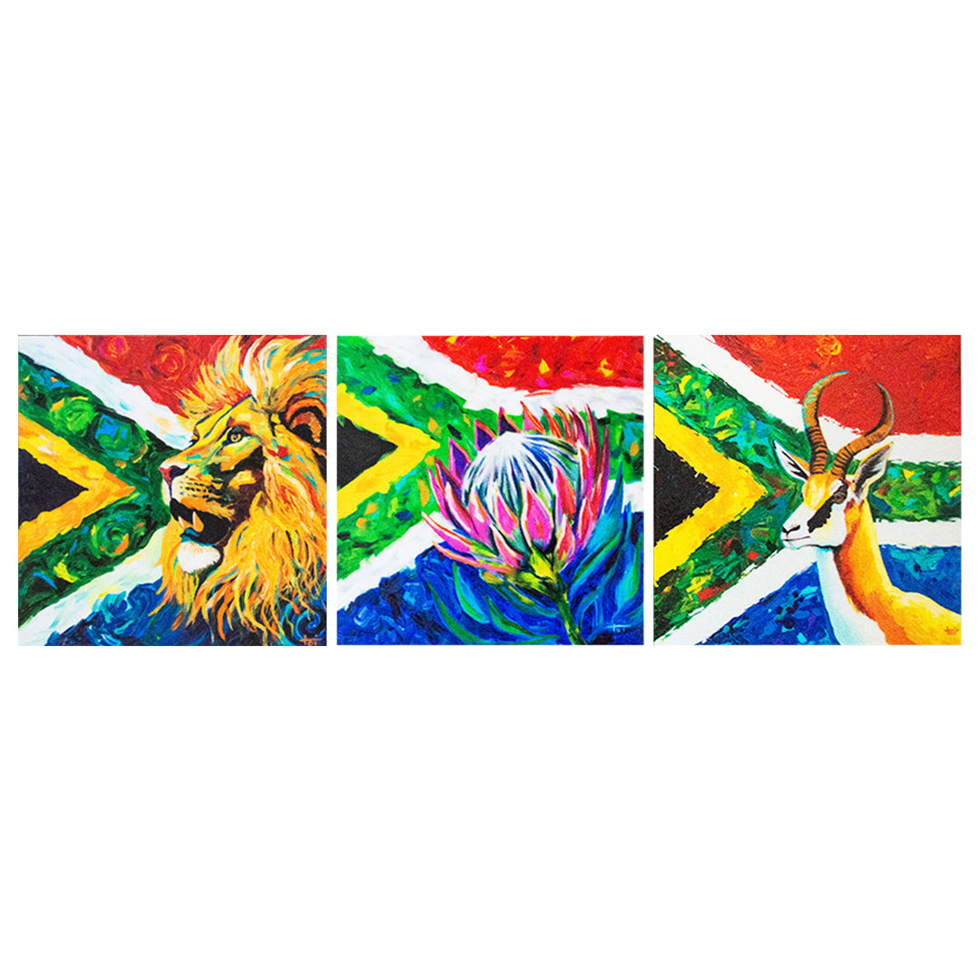 South African Stickers (4x4)