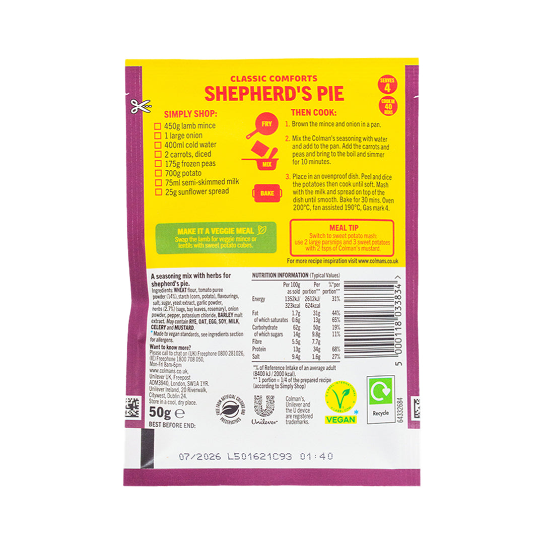 Colman's Shepherds Pie 50g