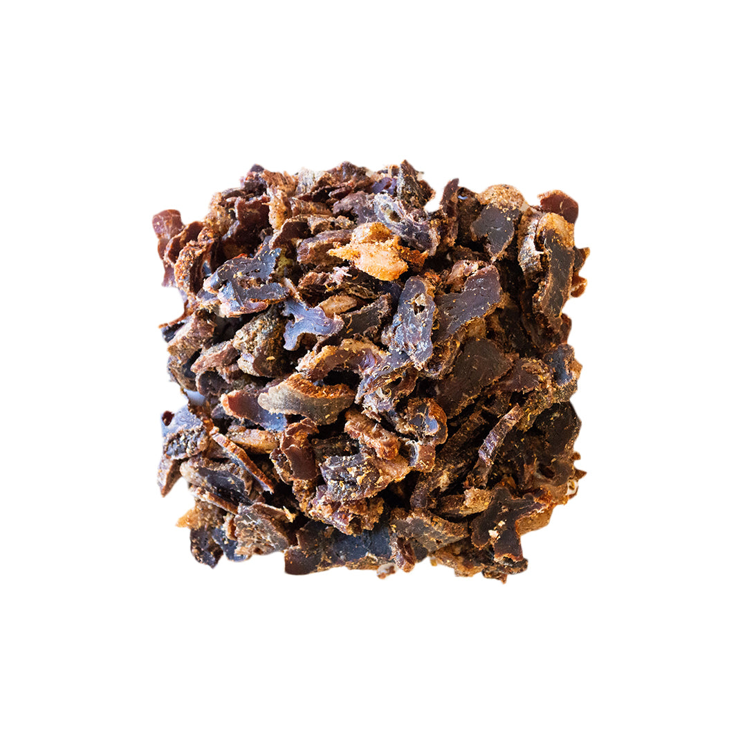 Natural high protein dog biltong treat