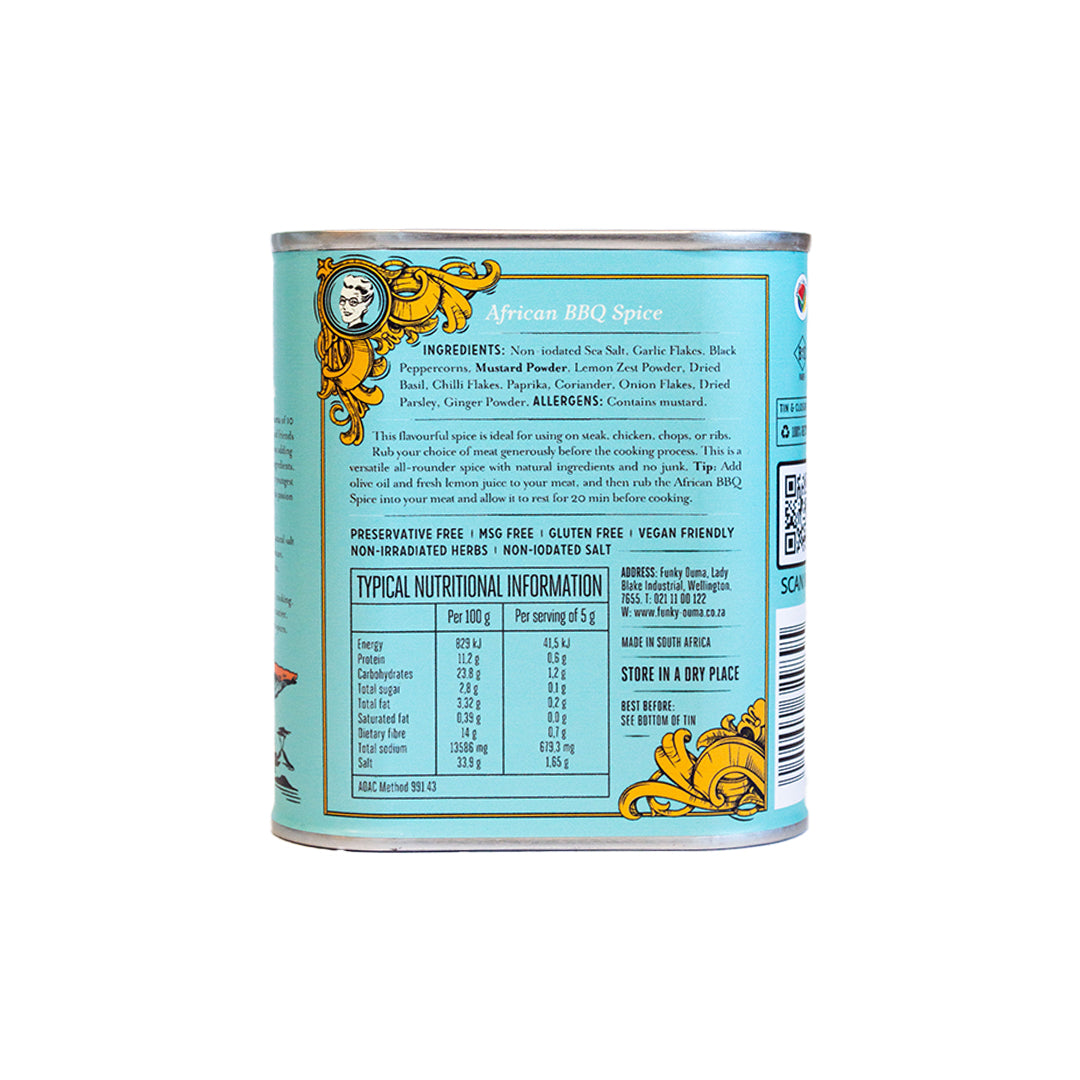 Funky Ouma African BBQ Spice 185g