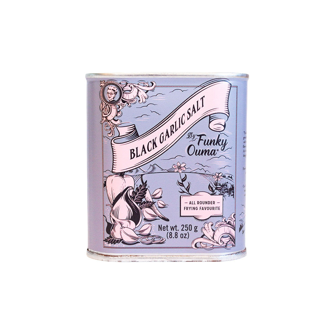 Funky Ouma Black Garlic Salt 250g