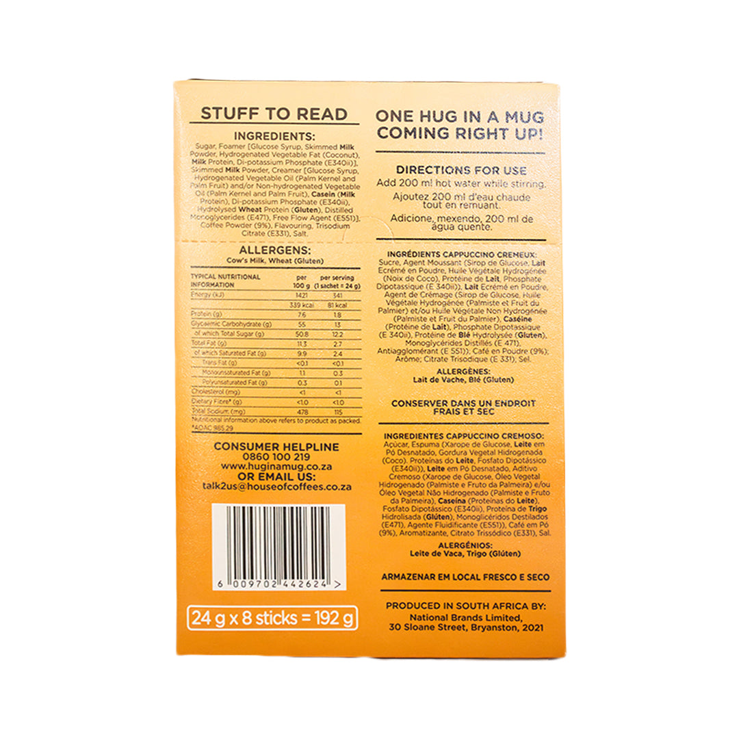 House of Coffees Hug in a Mug Cappuccino 192g