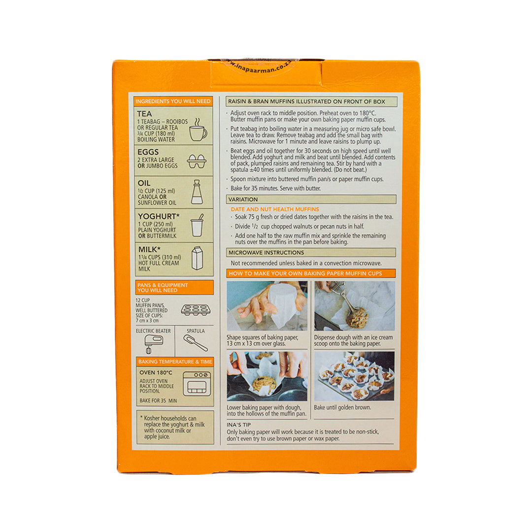 Ina Paarman's Raisin & Bran Muffins 700g