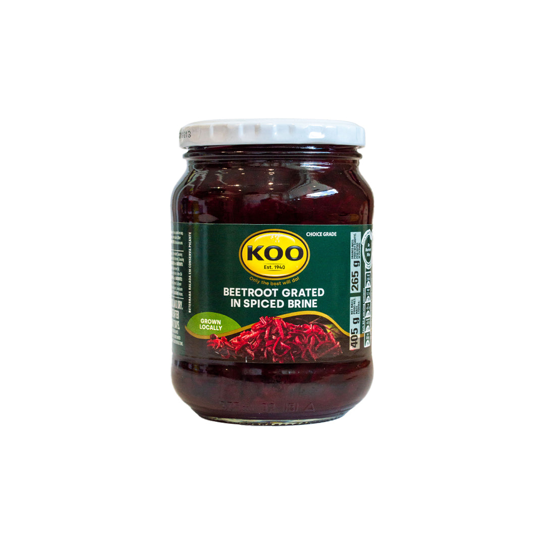 KOO Beetroot Grated in Spiced Brine 405g