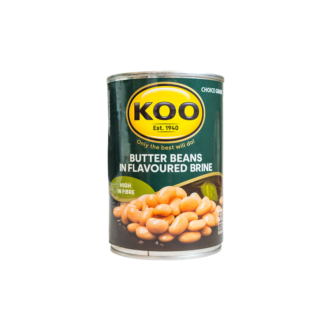 KOO Butter Beans in Flavoured Brine 410g