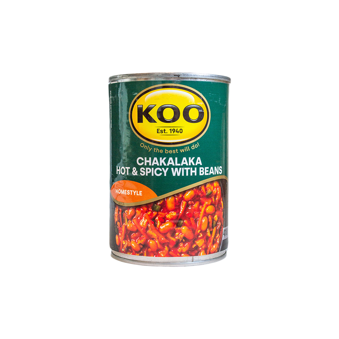 KOO Hot & Spicy Chakalaka With Beans 410g
