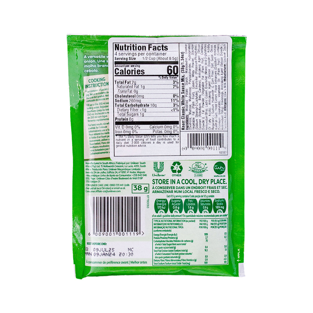 Knorr Classic White Sauce 38g