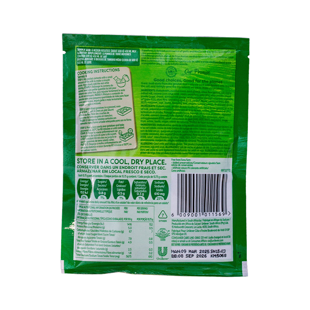 Knorr Potato Bake Garlic & Herb 43g