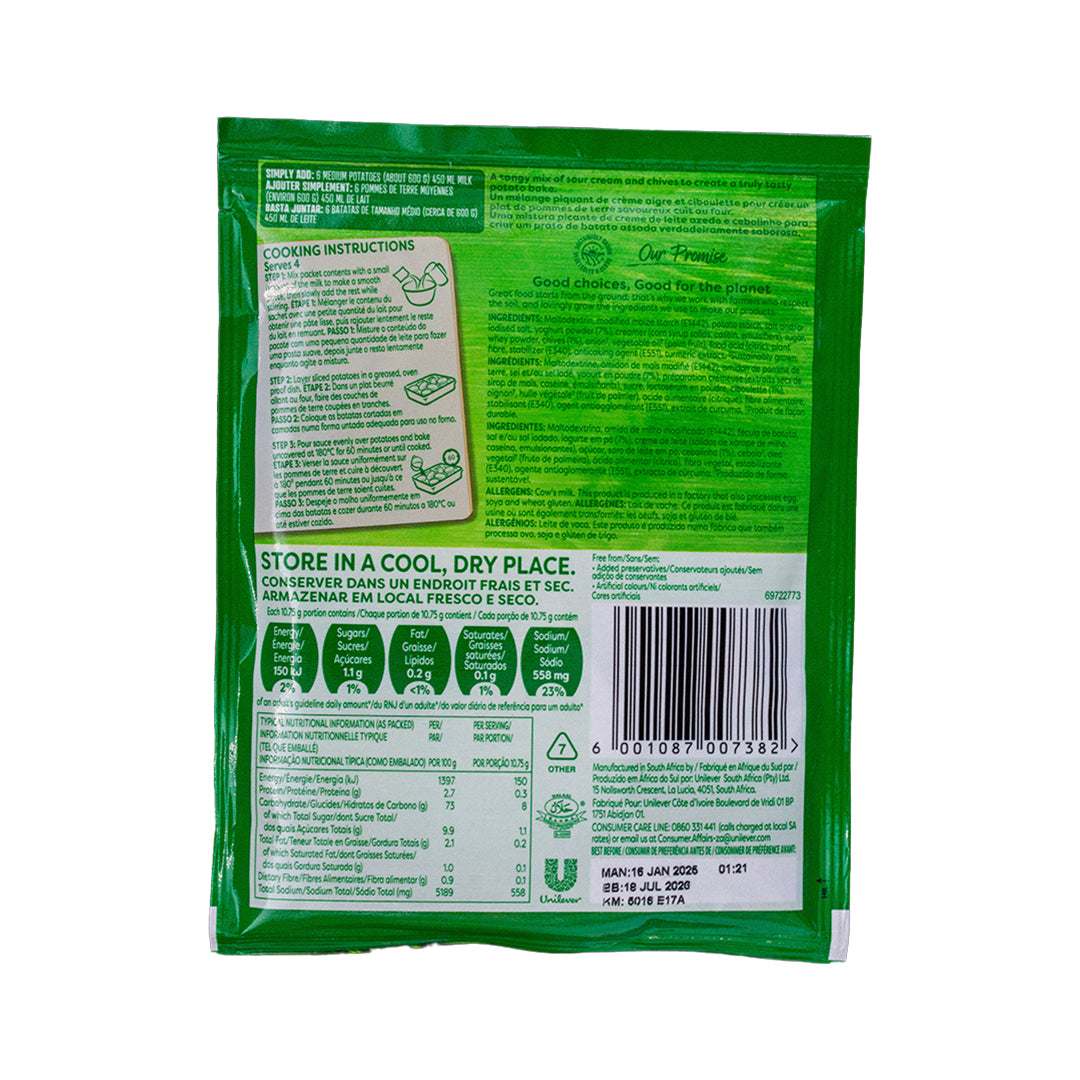 Knorr Potato Bake Sour Cream & Chives 43g