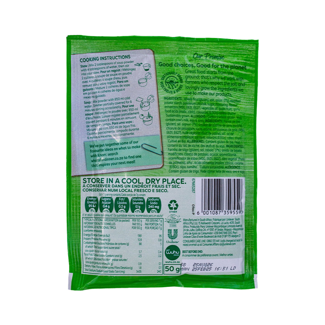 Knorr Thick White Onion Soup 50g