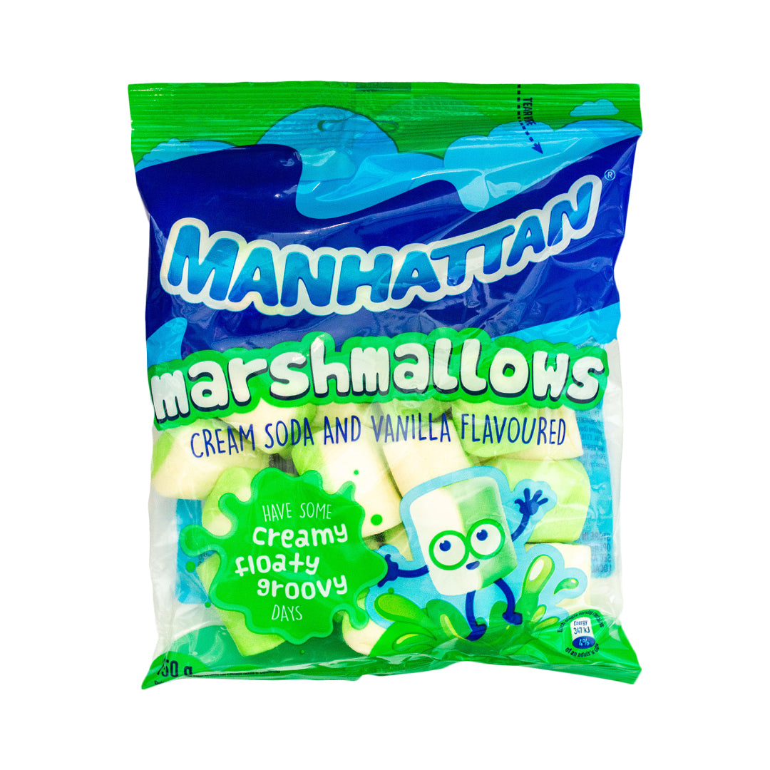 Manhattan Marshmallows Cream Soda & Vanilla Flavoured 150g