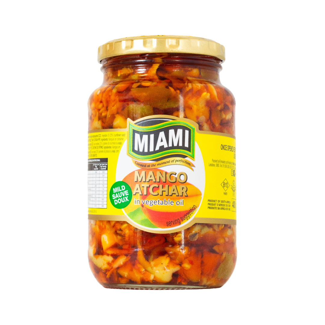 Miami Mild Mango Atchar in Vegetable Oil 400g