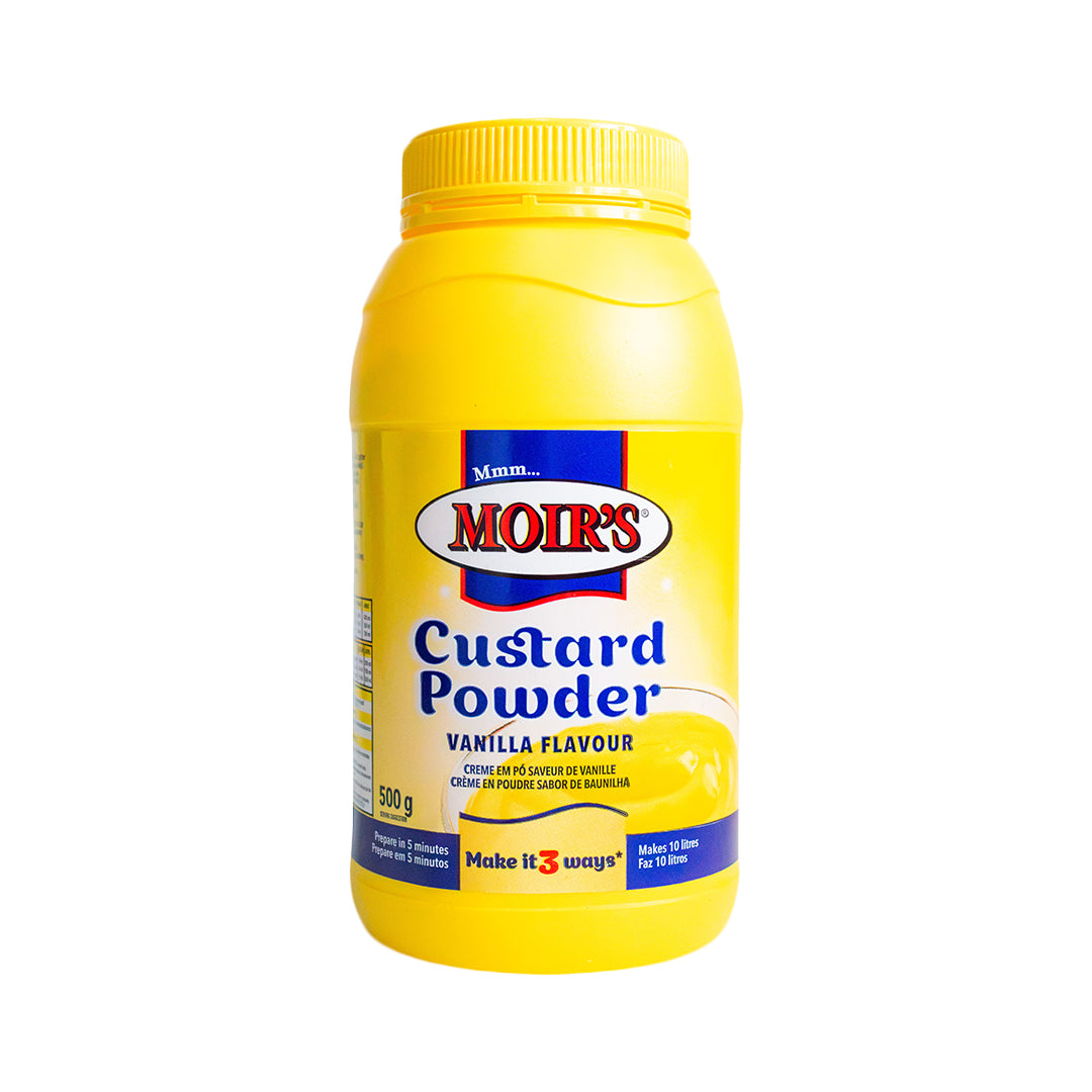 Moir's Custard Powder Vanilla Flavour Tub 500g
