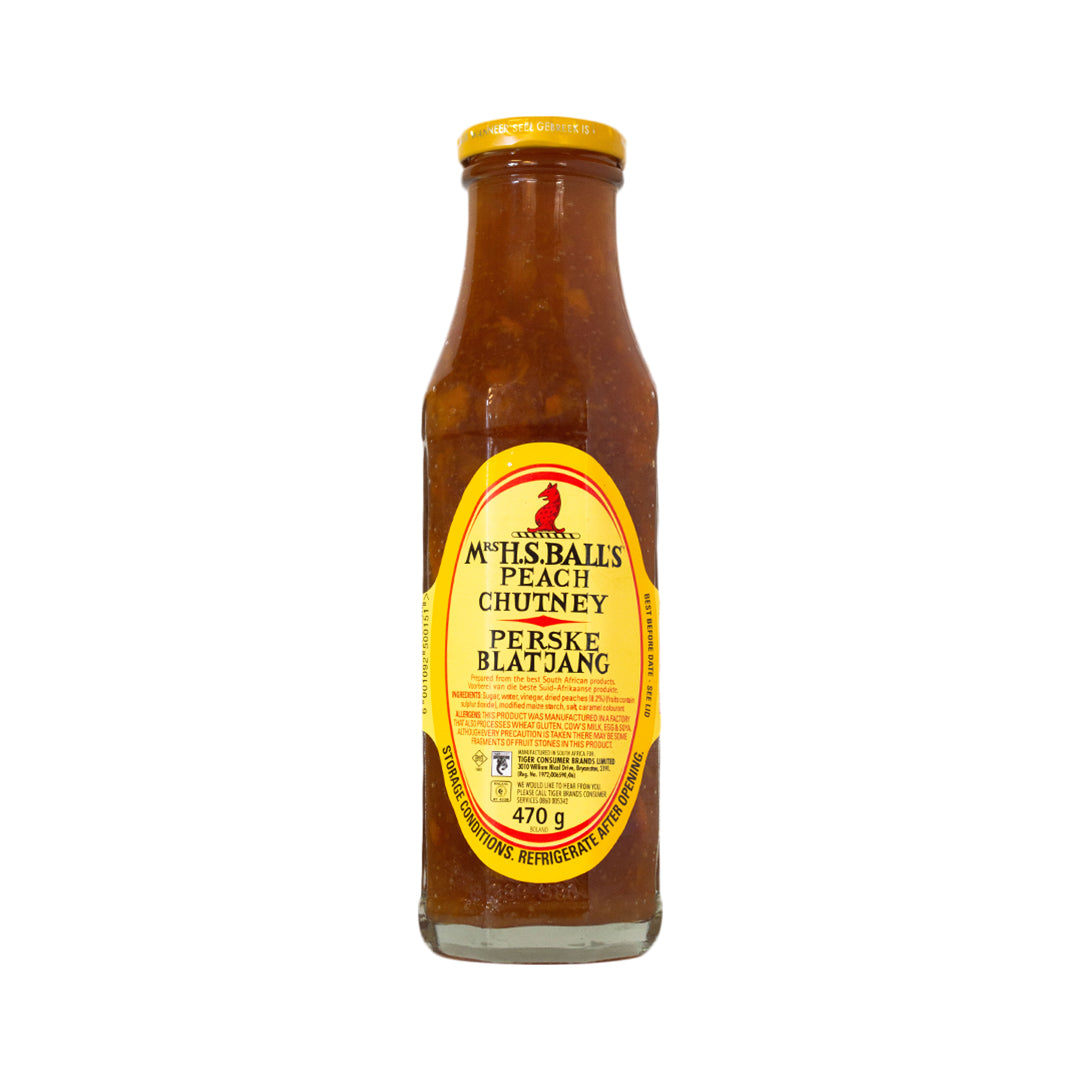 Mrs H.S. Balls Peach Chutney 470g