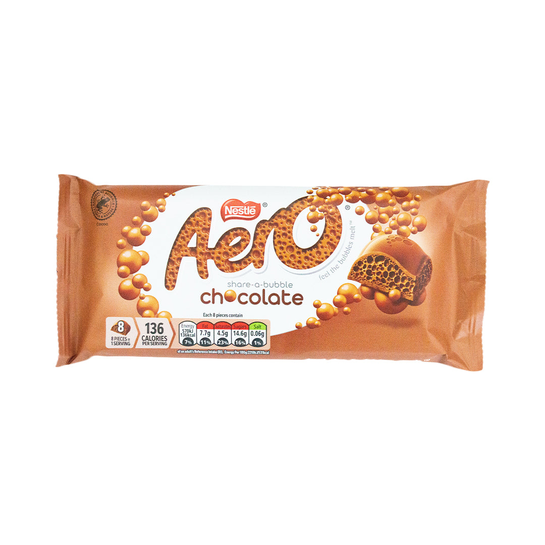 Nestle Aero Milk Chocolate 90g