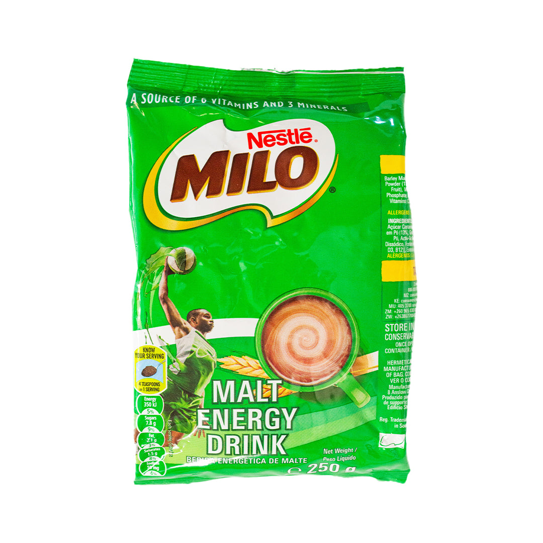 Milo Powder Cold Nestle Milo Malt Powder Drink 250g – South African Food, Biltong ...