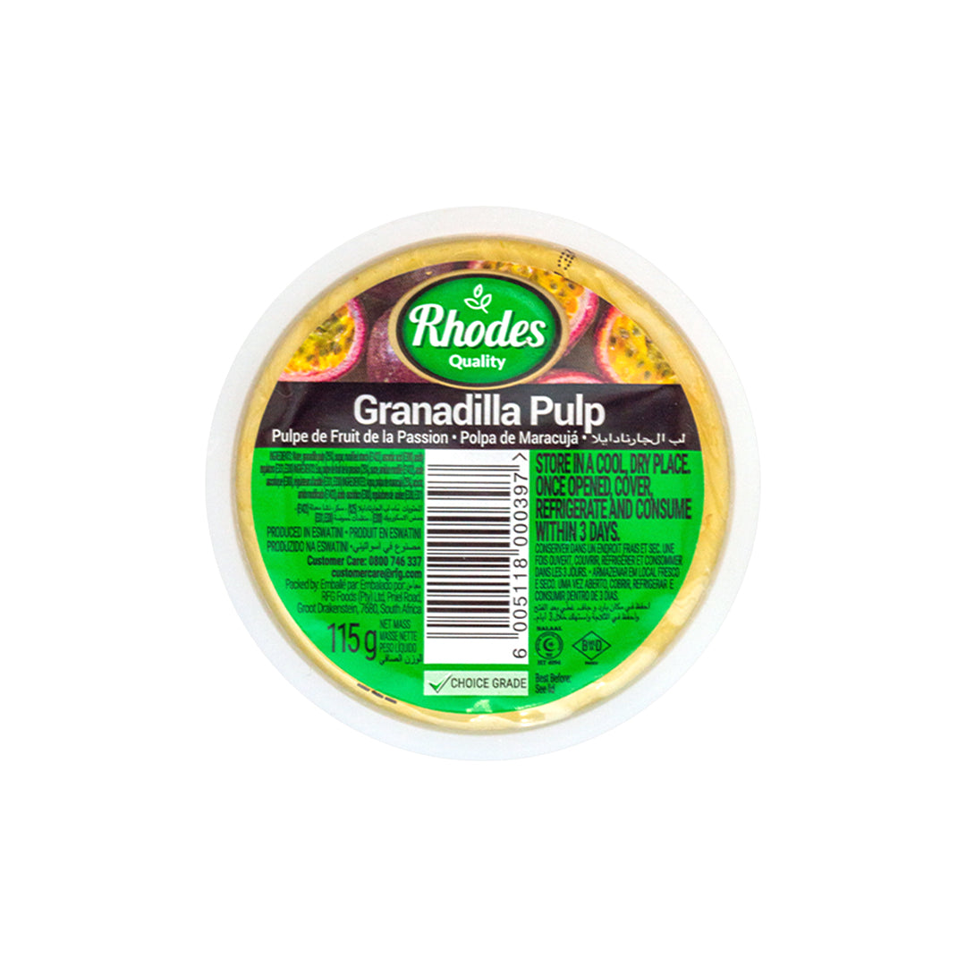 Rhodes Granadilla Pulp 115g