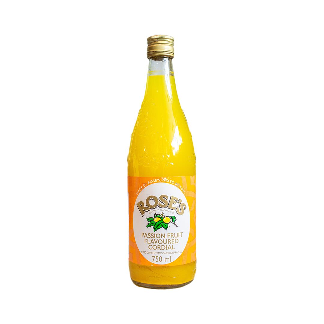 Rose's Passion Fruit Flavoured Cordial 750ml – South African Food ...