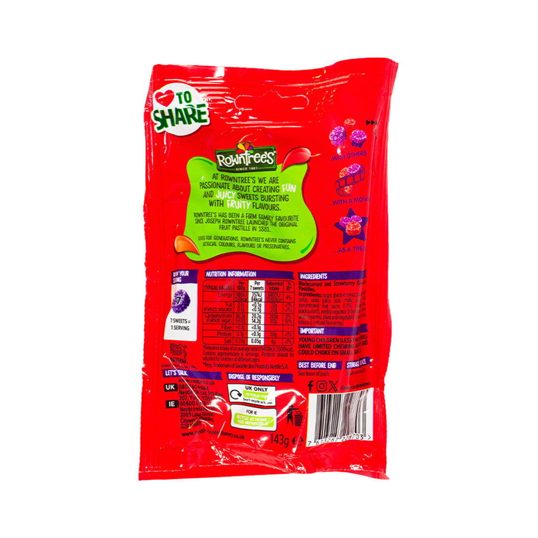 Rowntrees Fruit Pastilles Berry 143g