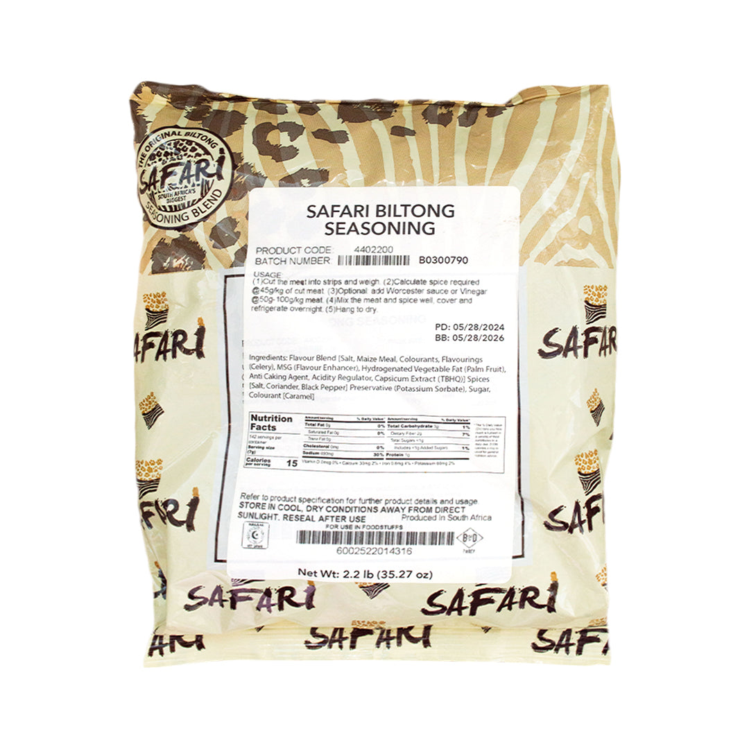 Safari Biltong Seasoning 2.2lbs