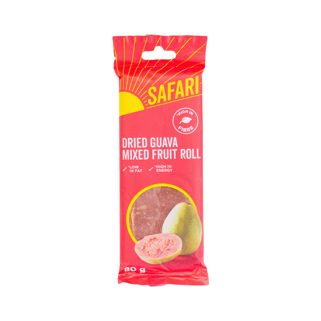 Safari Dried Guava Fruit Roll 80g