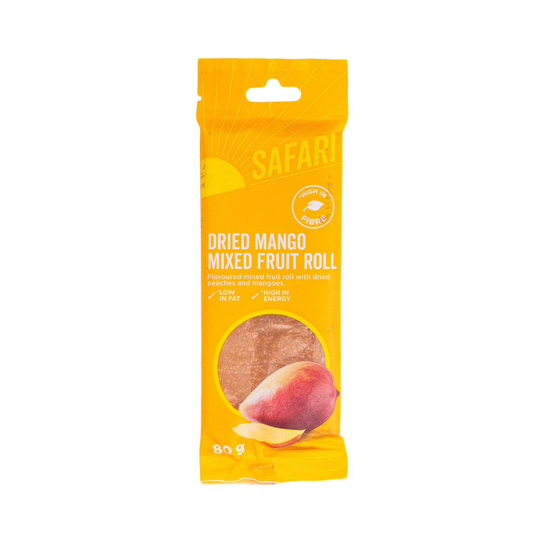 Safari Dried Mango Fruit Roll 80g
