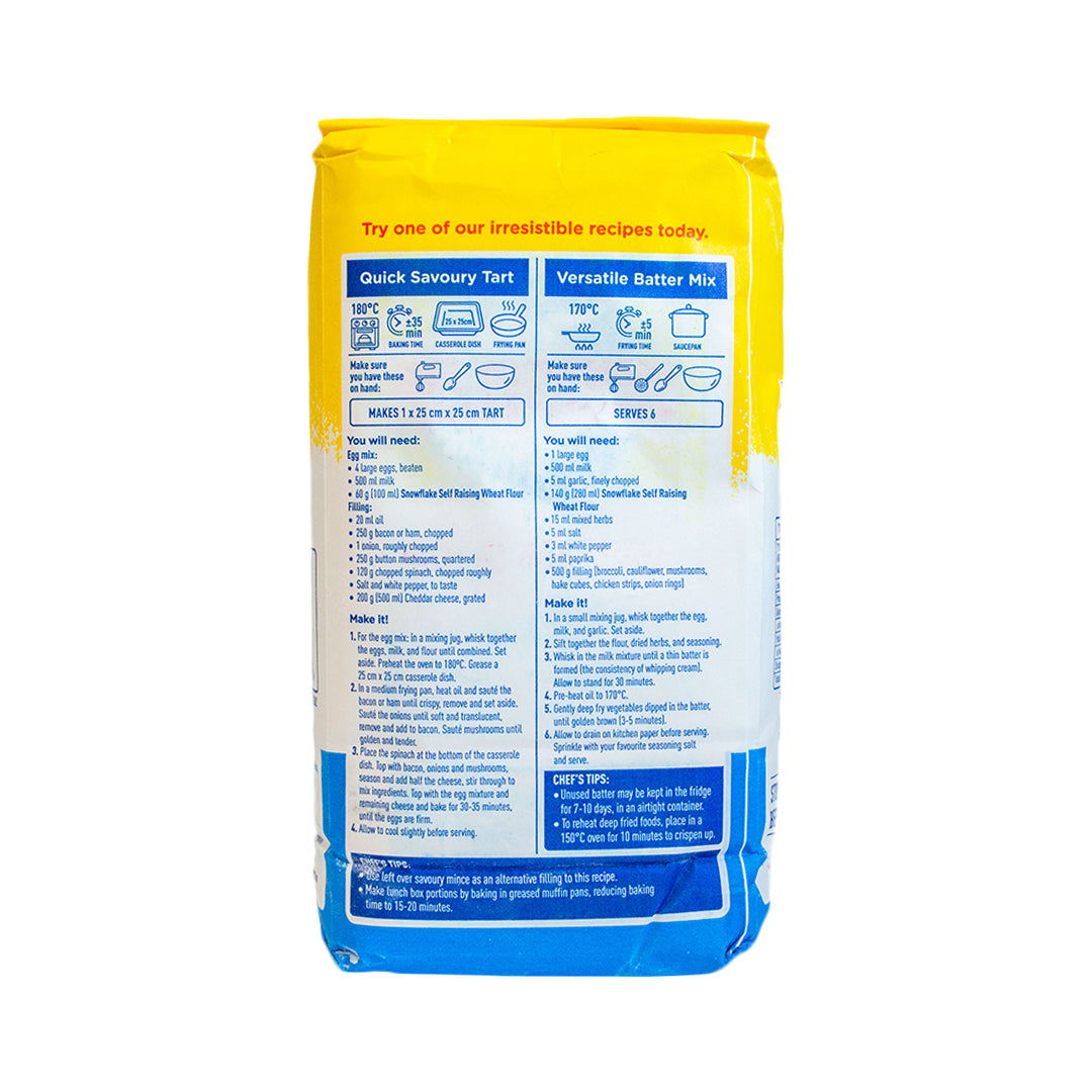 Snowflake Self Raising Wheat Flour 1kg