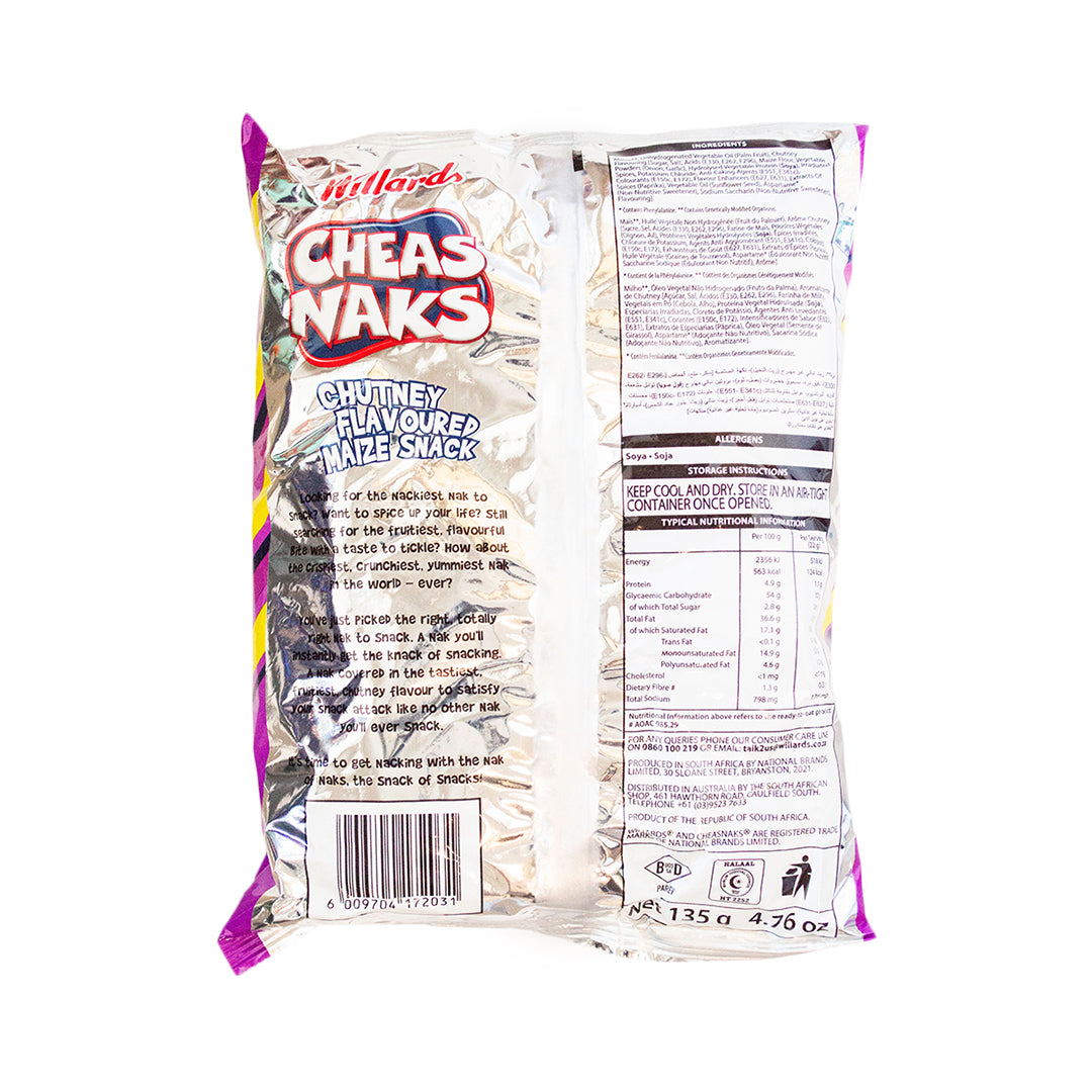 Willards Cheas Naks Chutney 135g