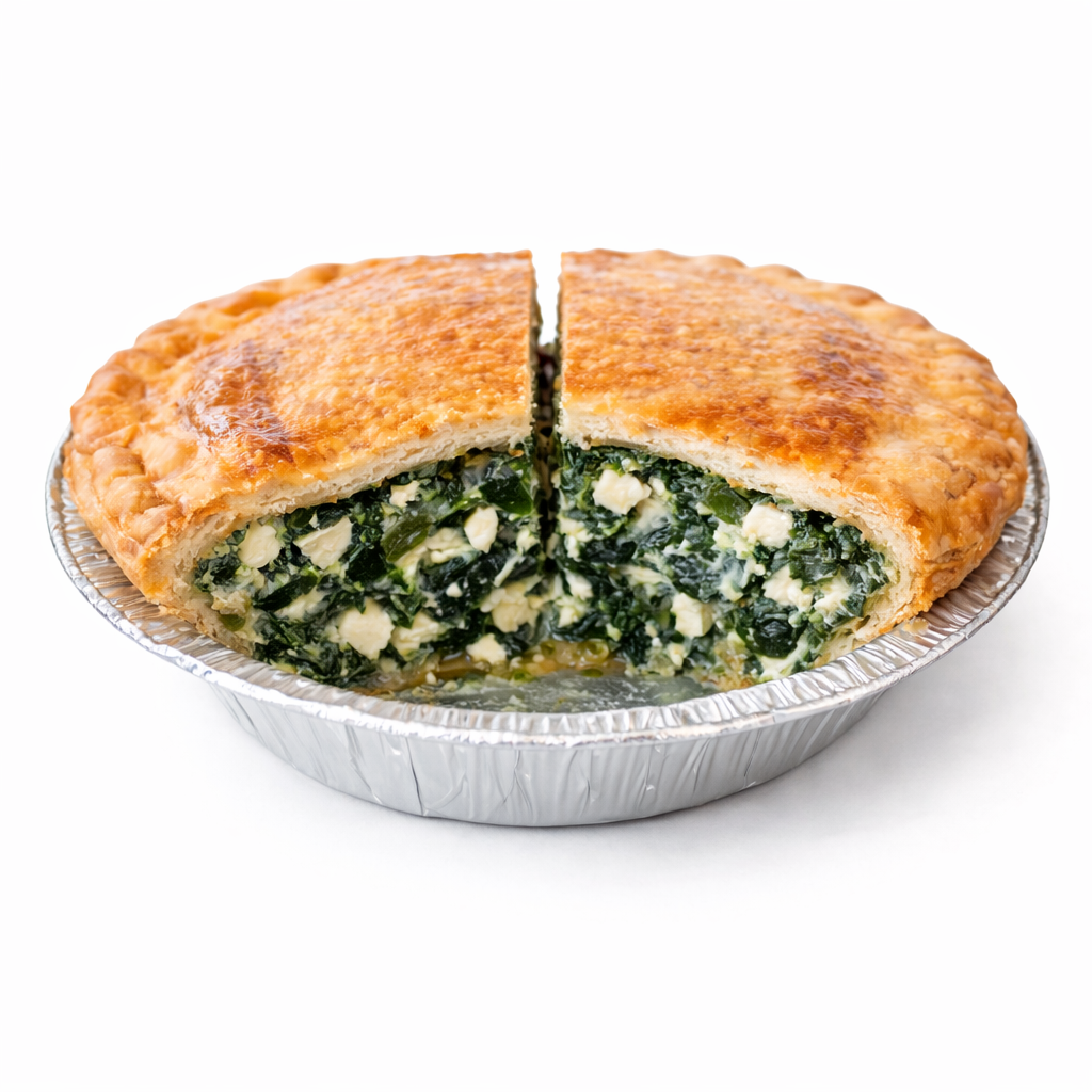 Spinach & Feta Frozen Pie